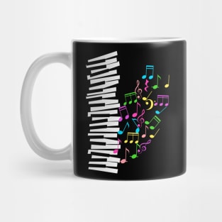 music notes piano Mug